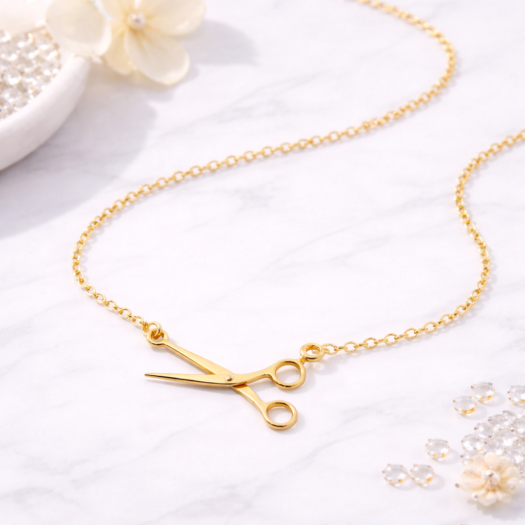 Feminist Scissor Necklace
